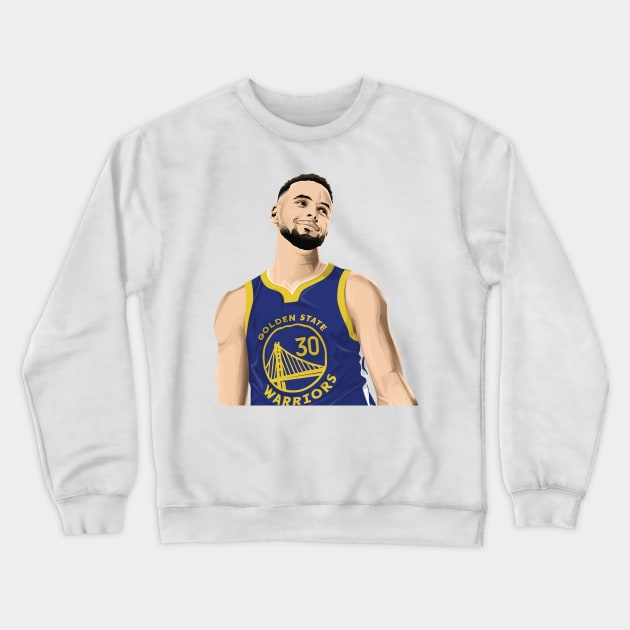 Stephen Curry Golden State Warriors Crewneck Sweatshirt by knnthmrctn